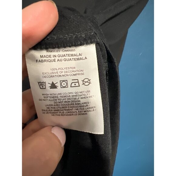 Nike Womens Black Dri-FIT Athletic Tee Shirt Short Sleeve S - Picture 4 of 5